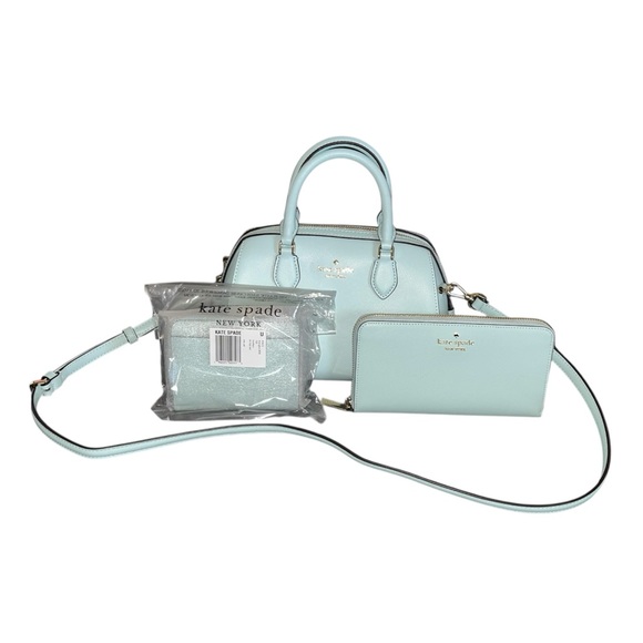 Kate Spade•Madison Blue Glow Small Zip Compact Wallet - Picture 12 of 12